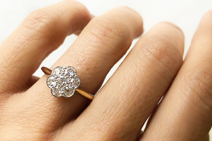 Edwardian Daisy Cluster Rings: Antique Elegance for the Modern Romantic