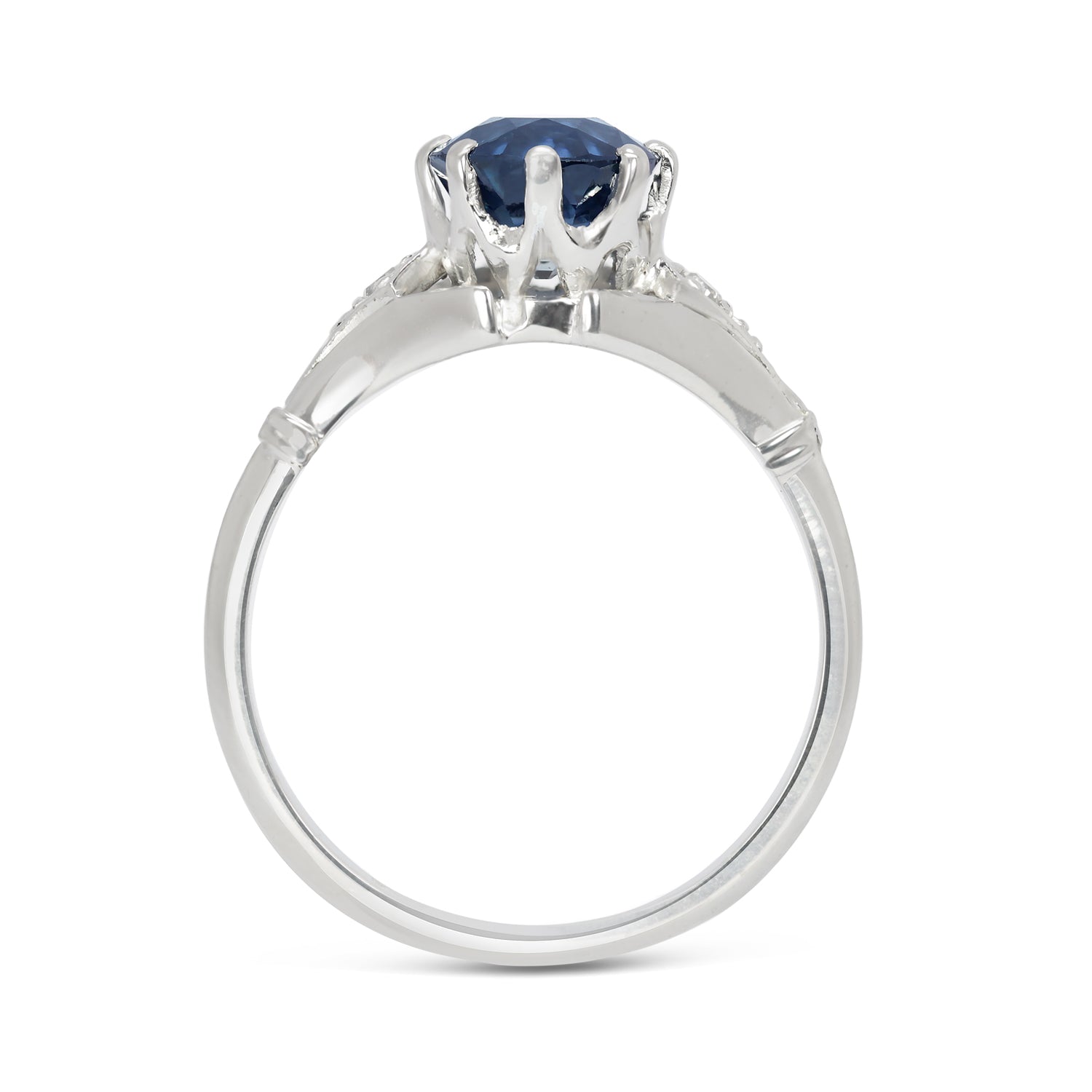 Arabela Antique Sapphire & Diamond Ring
