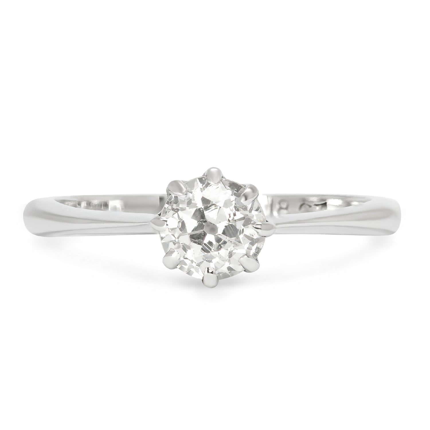 Jemima Antique Diamond Solitaire Ring
