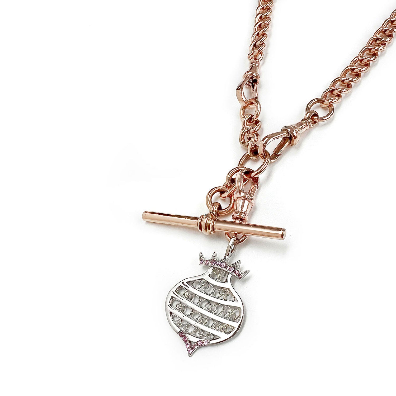 Reclaimed Vintage Queen Bee Necklace