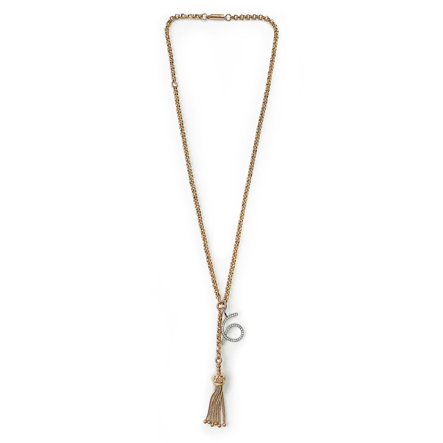 Reclaimed Vintage Numerology Necklace