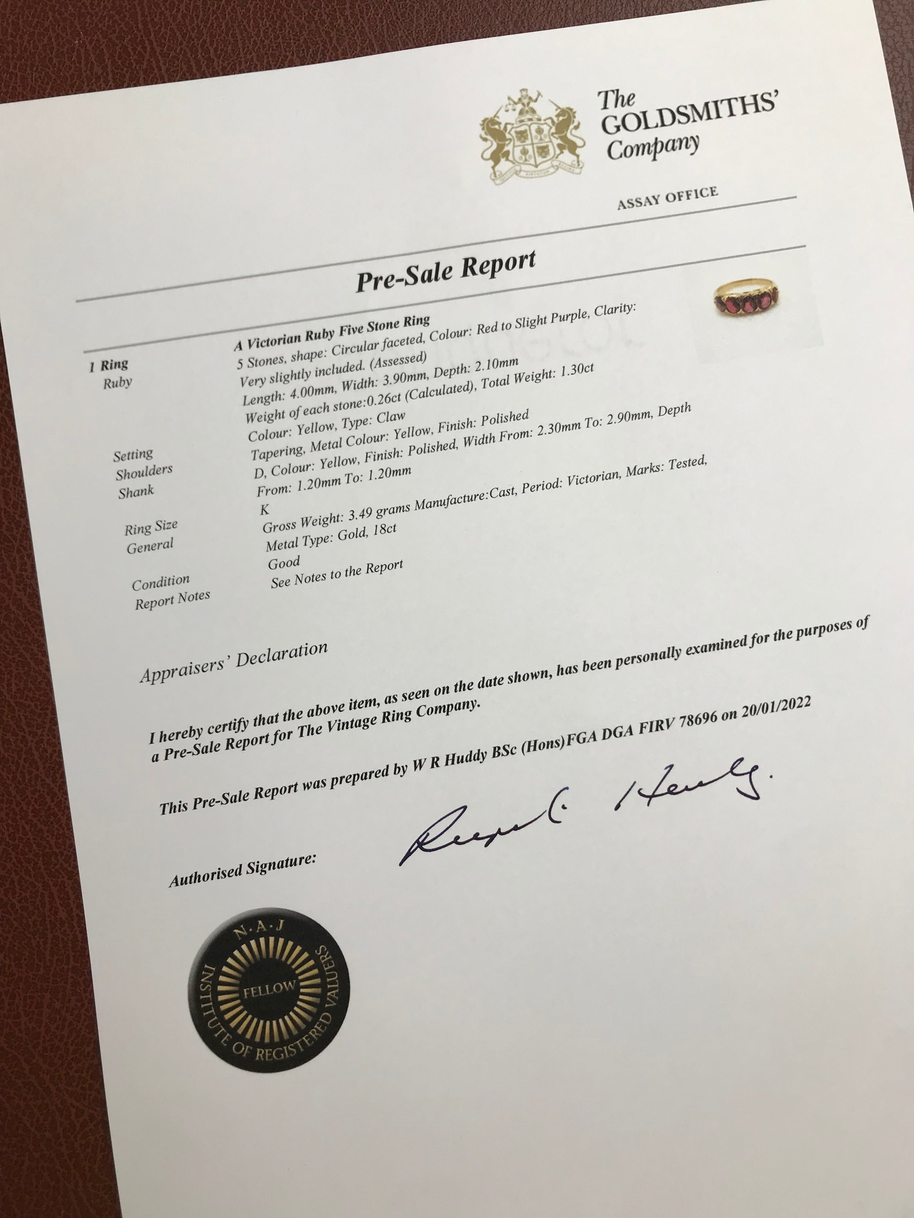 Scarlett antique Victorian five stone ruby engagement ring