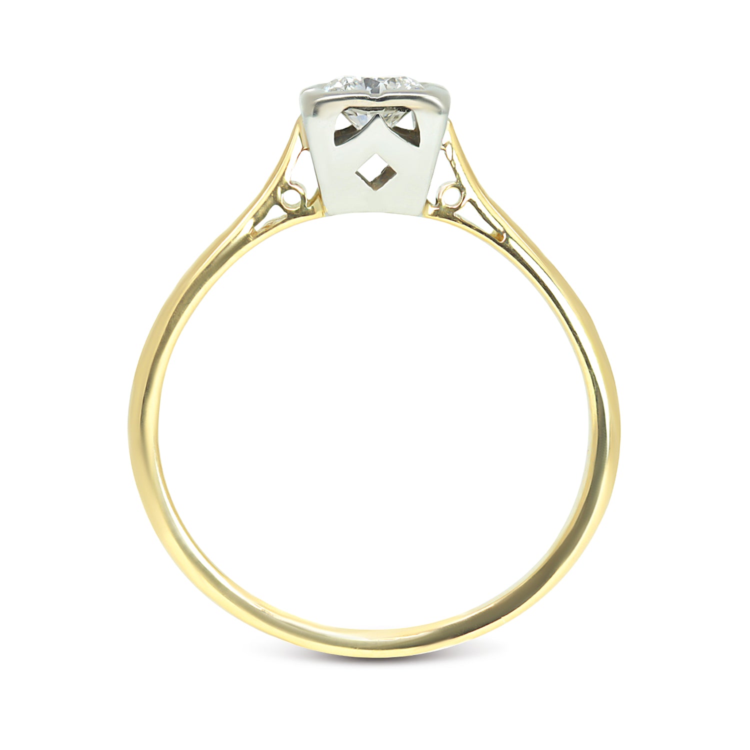 Ellen Vintage Mid Century Diamond Engagement Ring