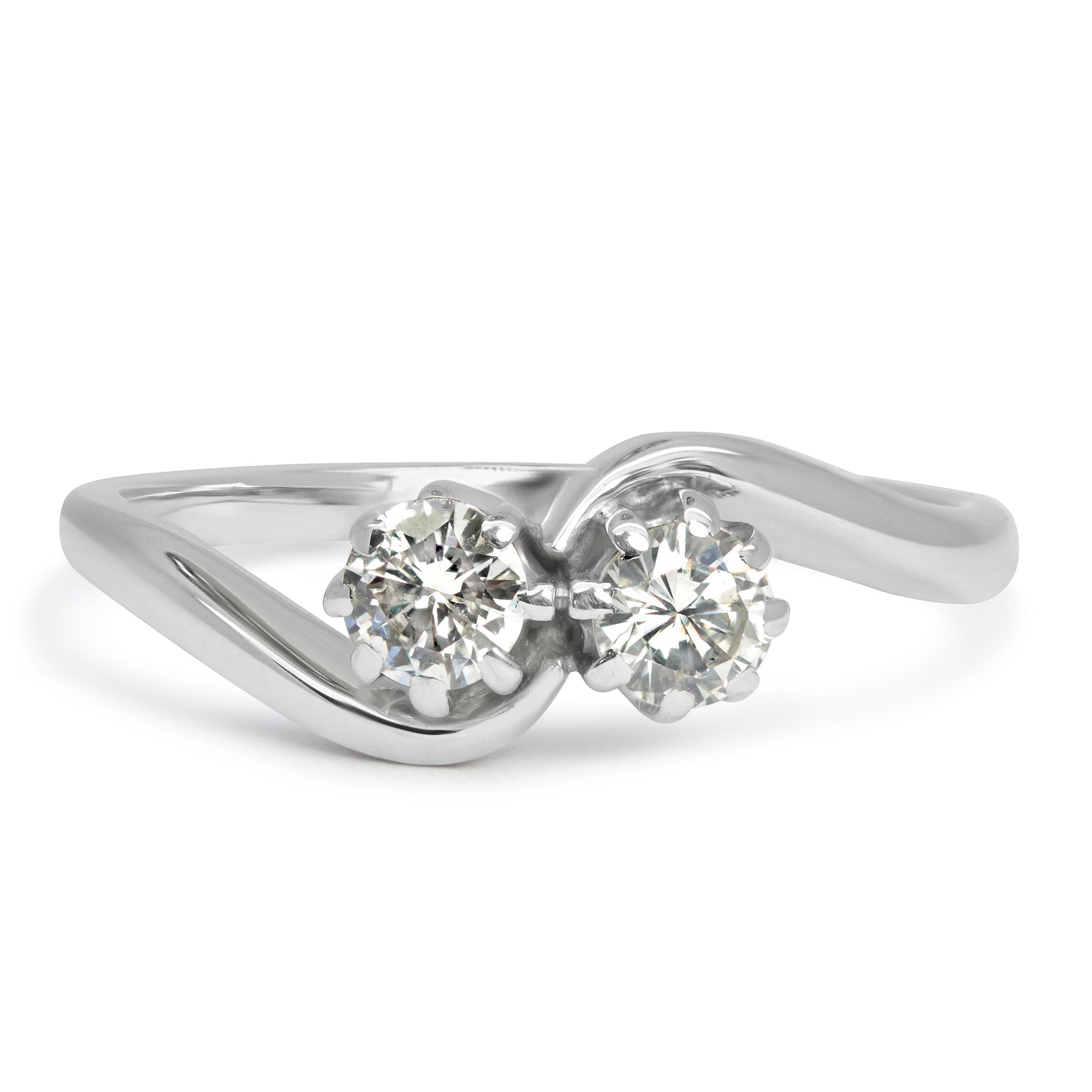 Enid antique early 20th century diamond toi et moi engagement ring