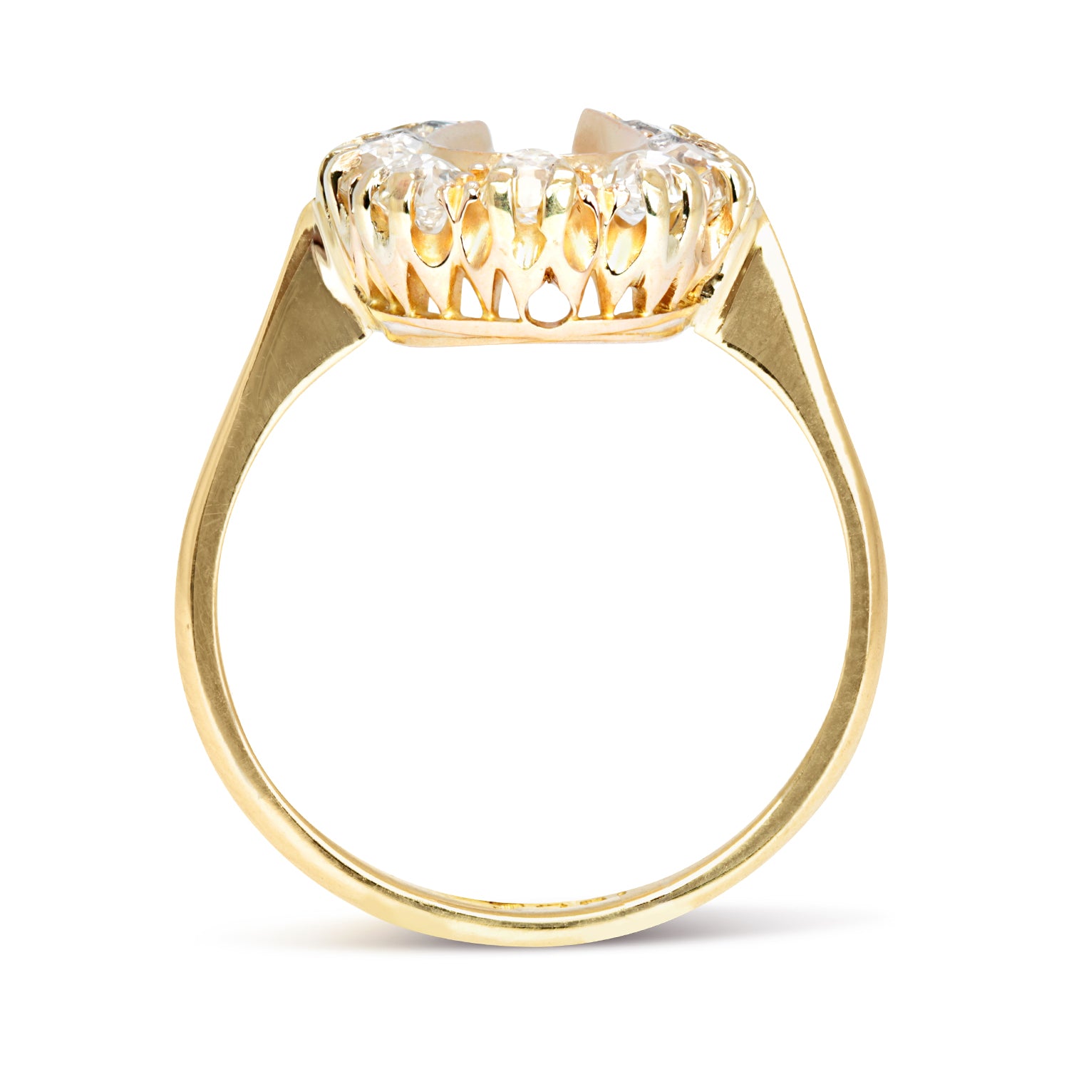 Felicity antique Victorian gold & diamond horseshoe ring