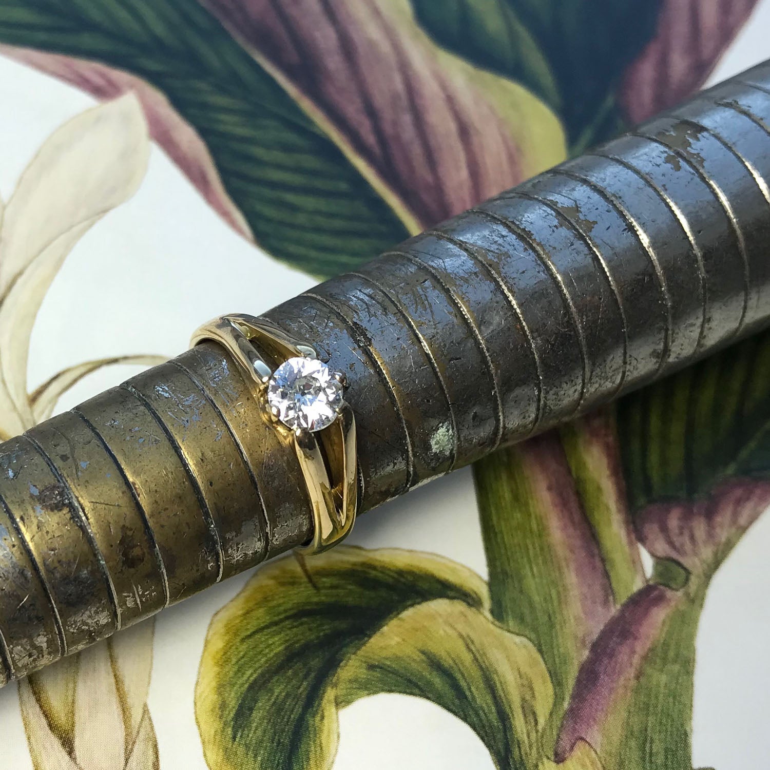 Briar antique Victorian diamond engagement ring