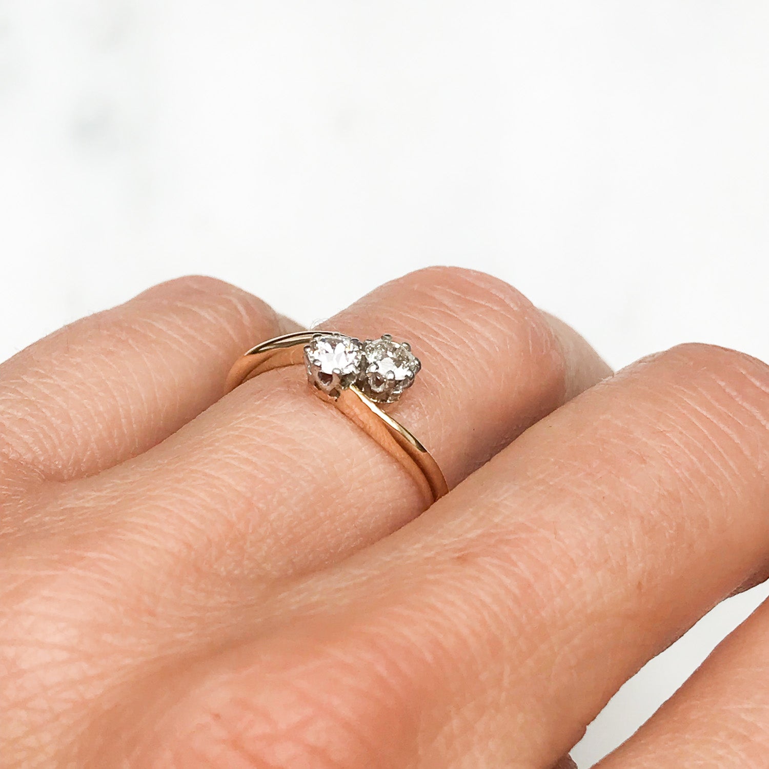 Maia Antique Victorian Diamond Engagement Ring