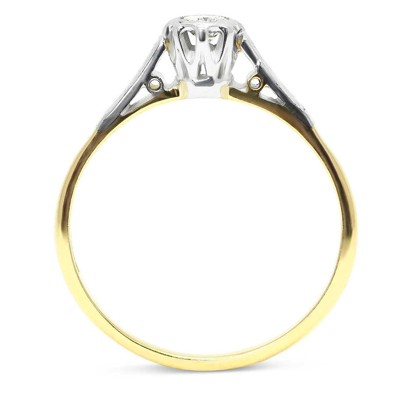 Nancy vintage diamond engagement ring