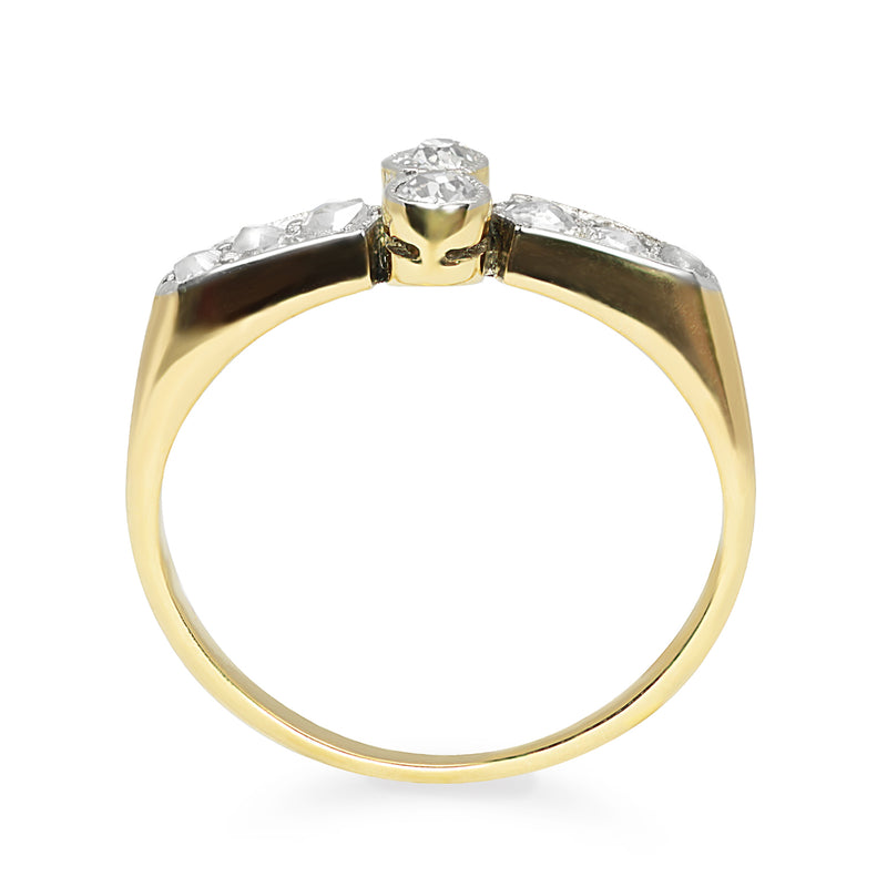 Pamela Edwardian diamond engagement ring