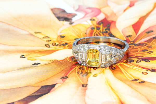Art Deco engagement rings: A sign of the times