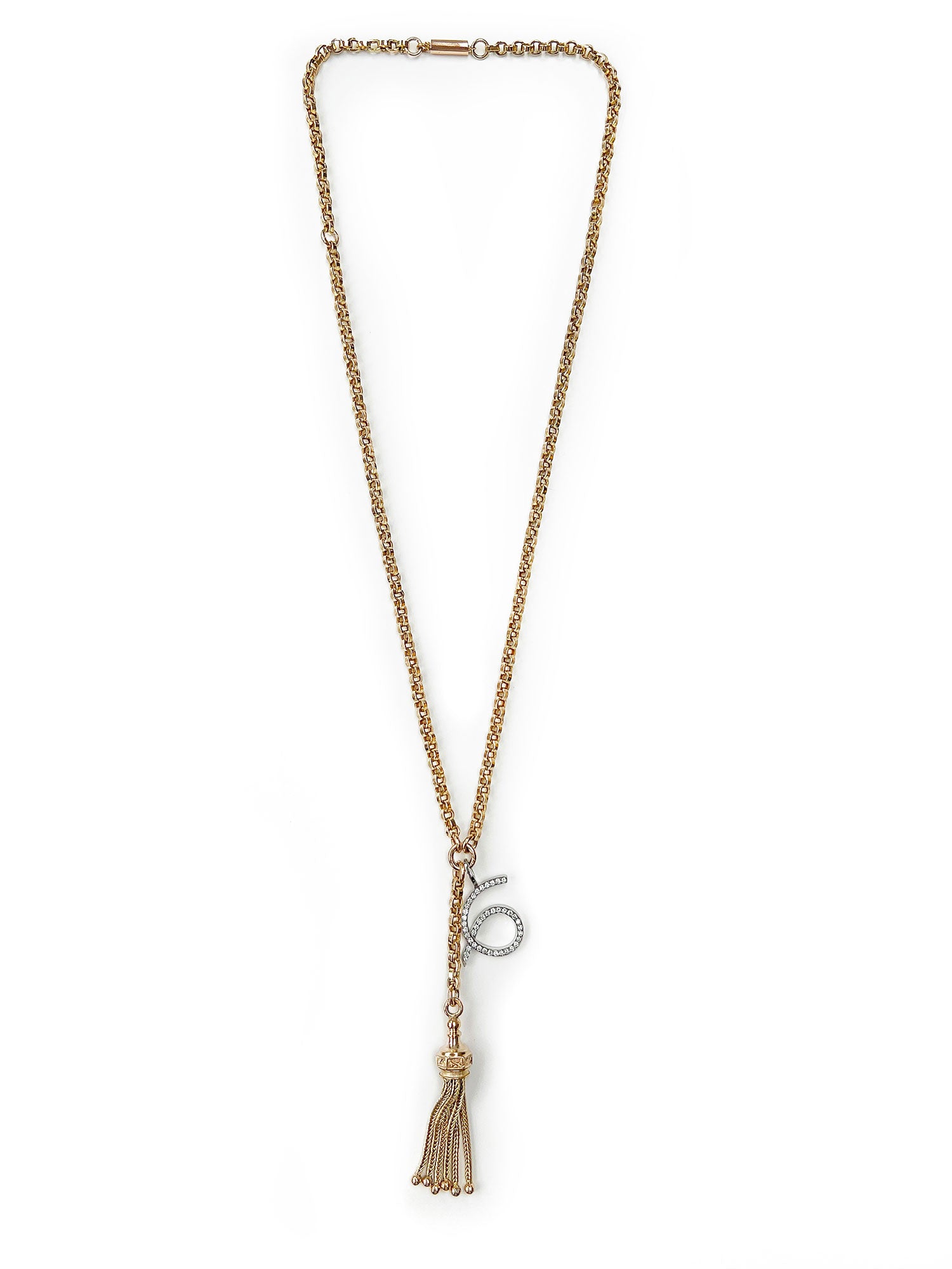 Reclaimed Vintage Numerology Necklace