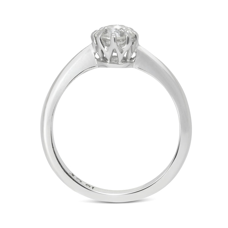 Jemima Antique Diamond Solitaire Engagement Ring