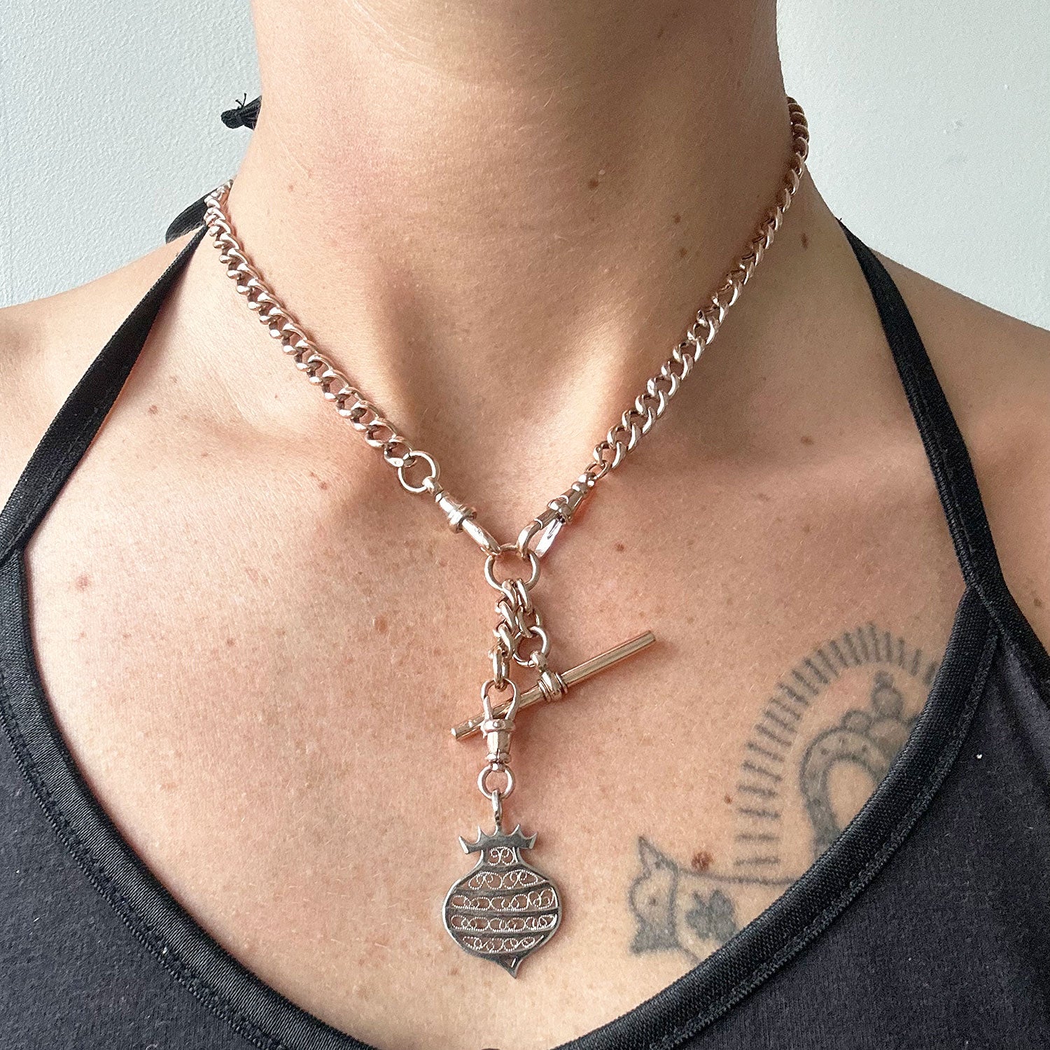 Reclaimed Vintage Queen Bee Necklace