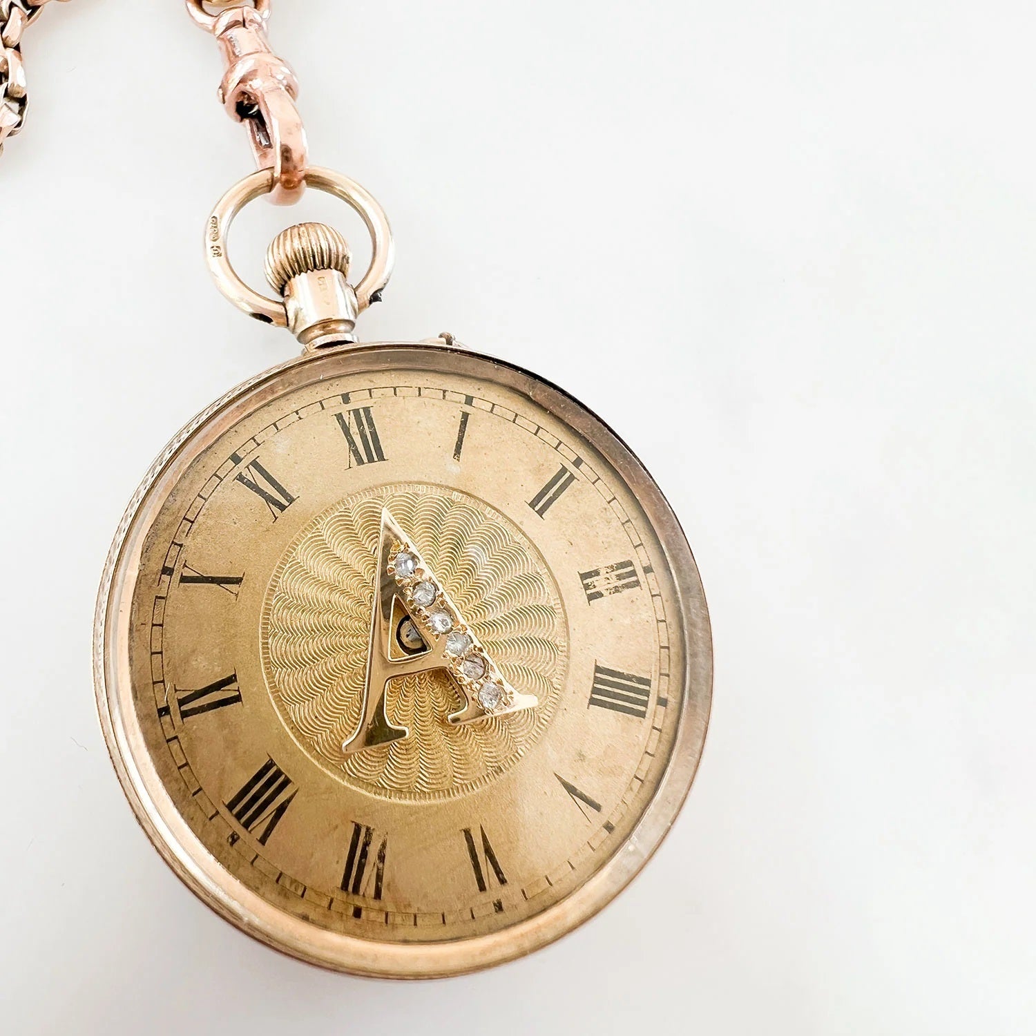 Reclaimed Vintage Pocket Watch Necklace
