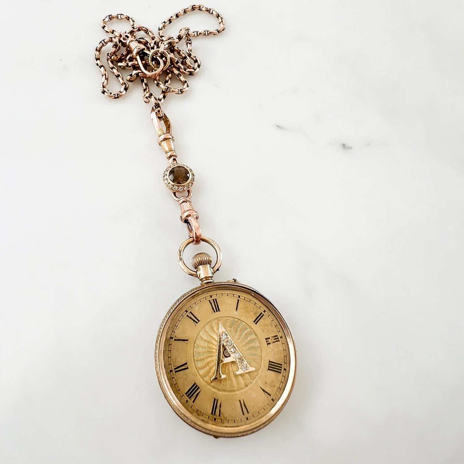 Reclaimed Vintage Pocket Watch Necklace