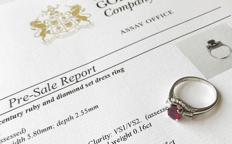 Diamond ring certificate of authenticity hotsell