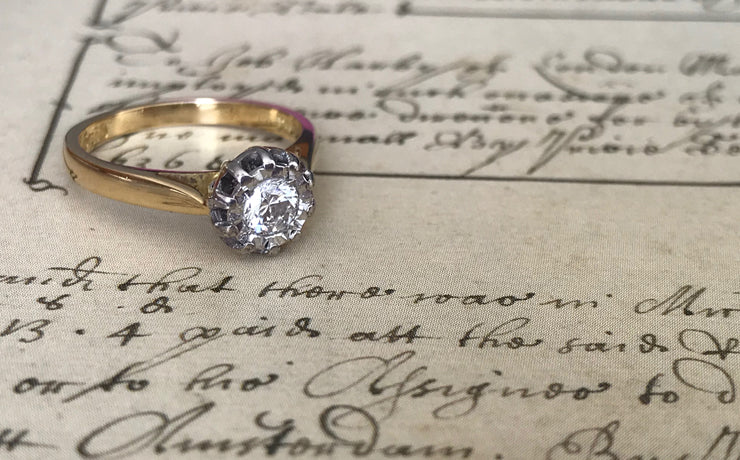 Victorian Era Style 1.45 Carat Oval Cut Diamond Engagement Ring – Ashton  Taylor Diamonds