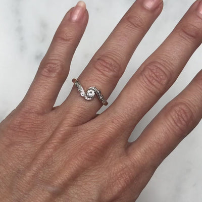 Margot Vintage Mid-Century Diamond Engagement Ring