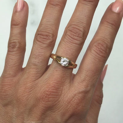 Briar antique Victorian diamond engagement ring