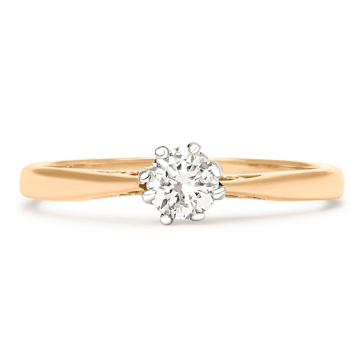 Alexandra vintage style diamond engagement ring