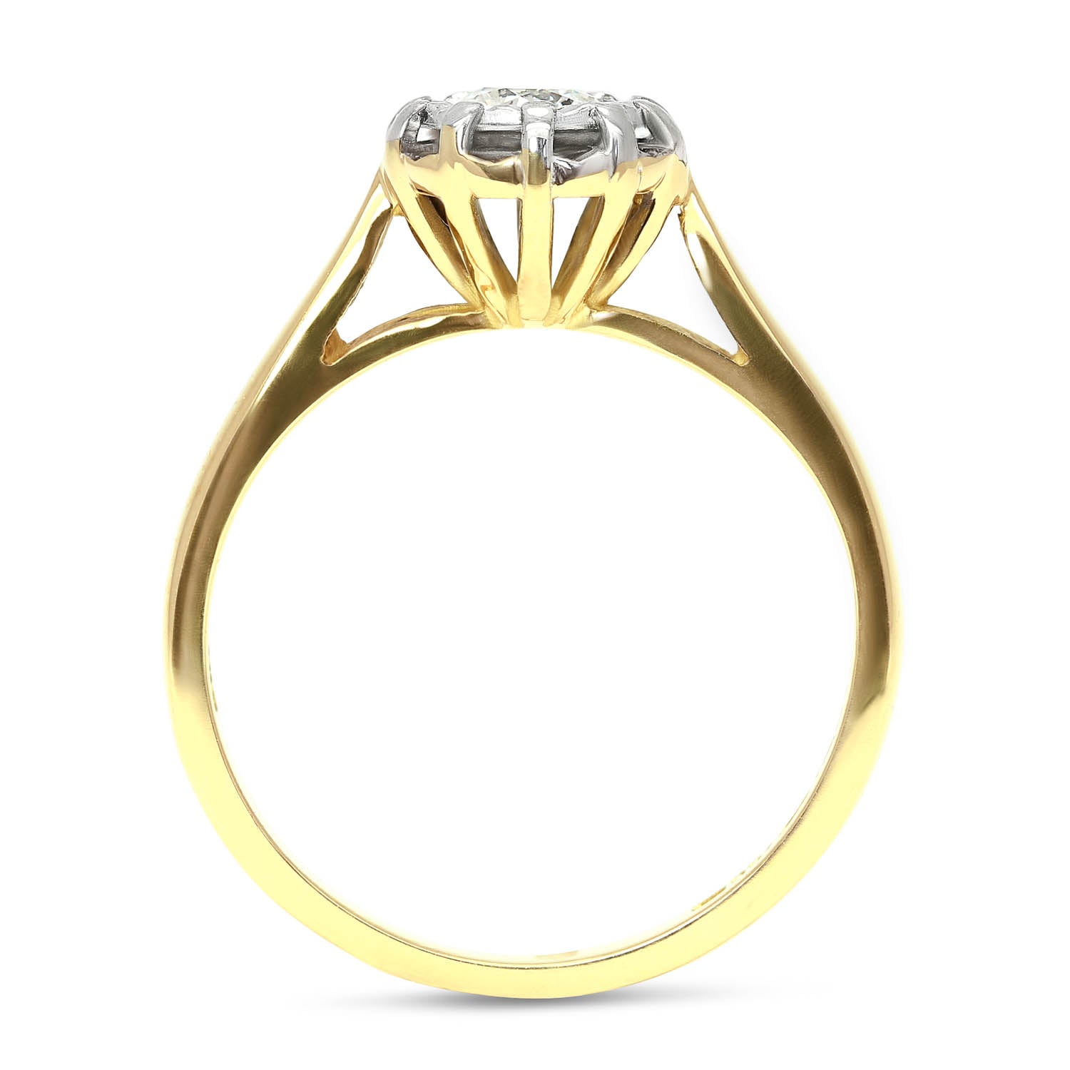 Betty vintage style diamond engagement ring
