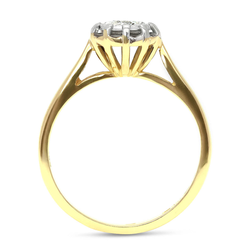 Betty vintage style diamond engagement ring