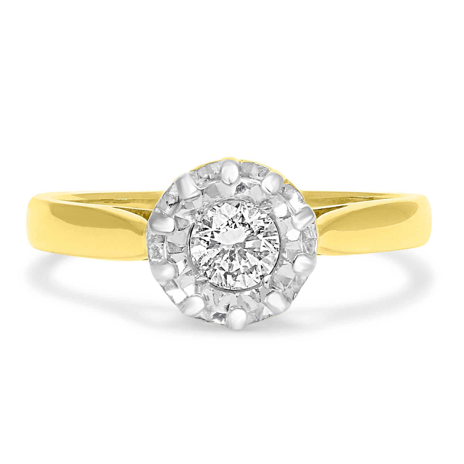 Betty vintage style diamond engagement ring