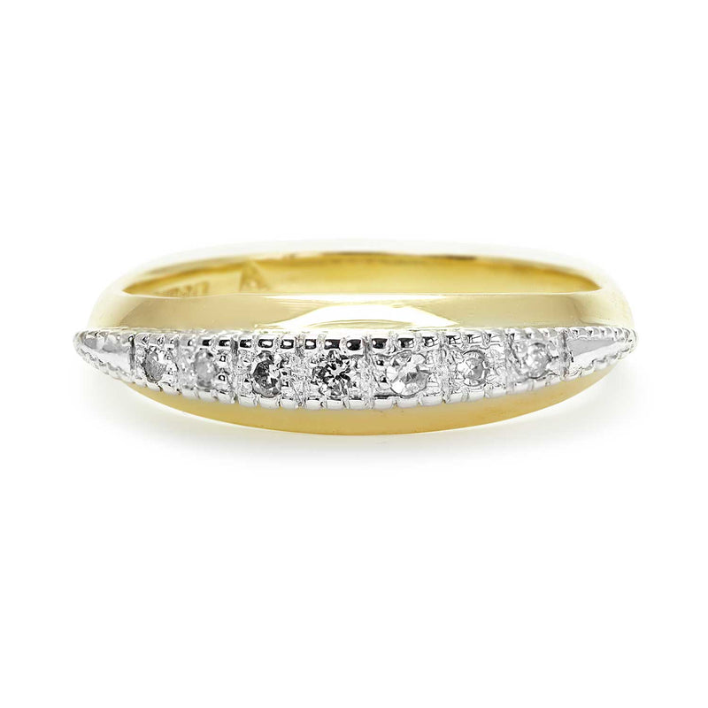 Angie vintage style diamond engagement ring