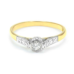 Nancy vintage diamond engagement ring