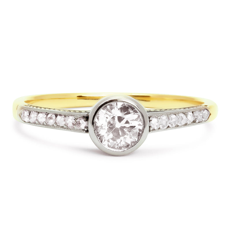 Patsy diamond 1930s engagement ring