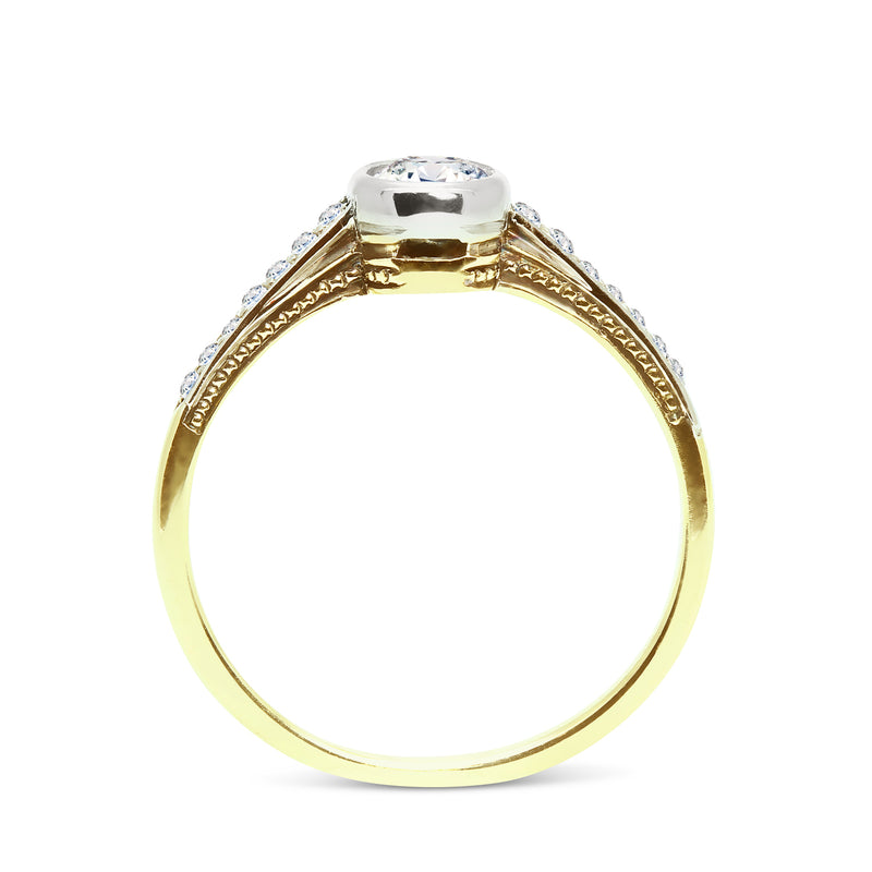 Patsy diamond 1930s engagement ring