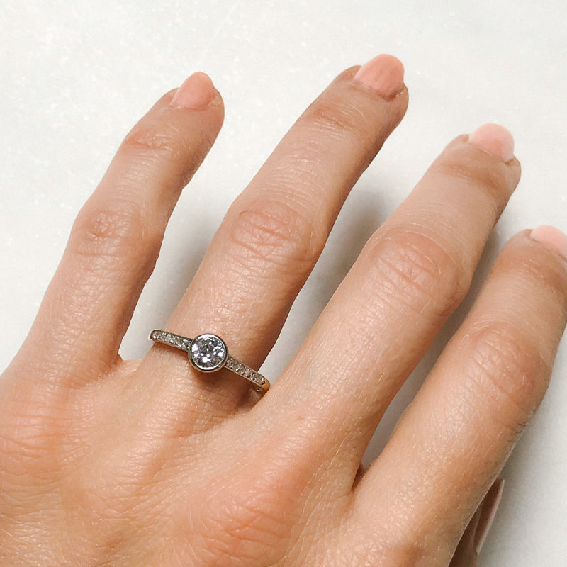 Patsy diamond 1930s engagement ring